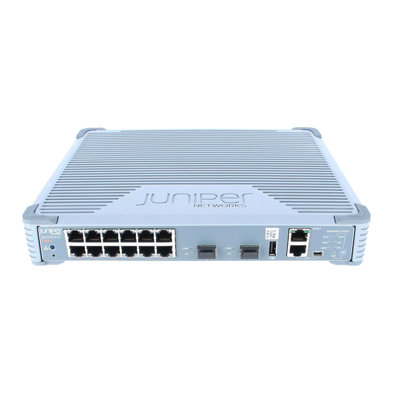 Juniper EX2300-C-8P Quick Start