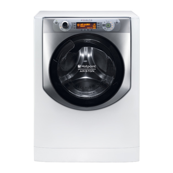 Hotpoint Ariston AQUALTIS AQ114D 69D Instructions For Installation And Use Manual