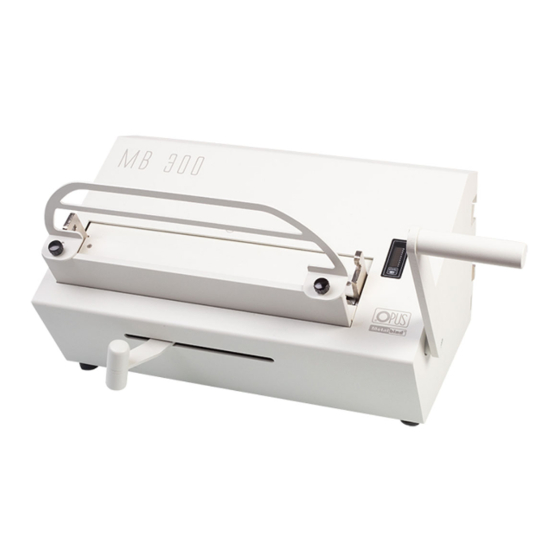 Opus MB 300 User Manual