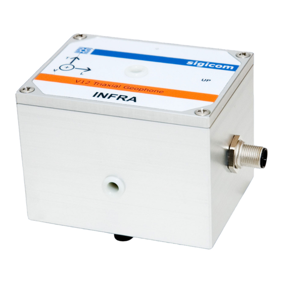Sigicom INFRA V10 Manual