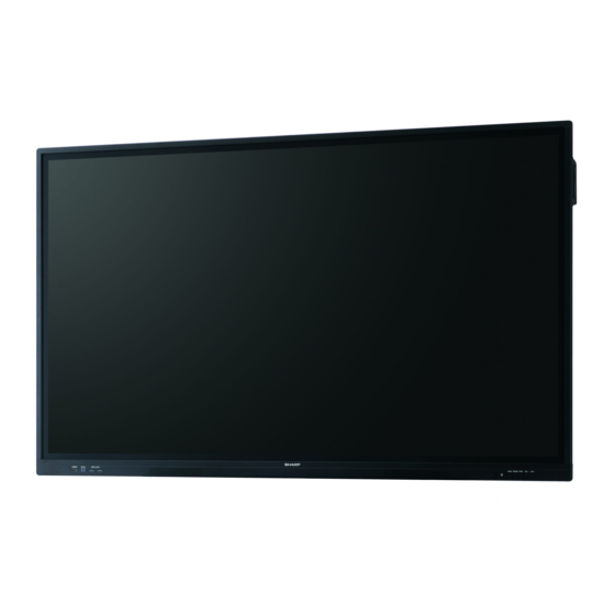 Sharp PN-LC752 Manual