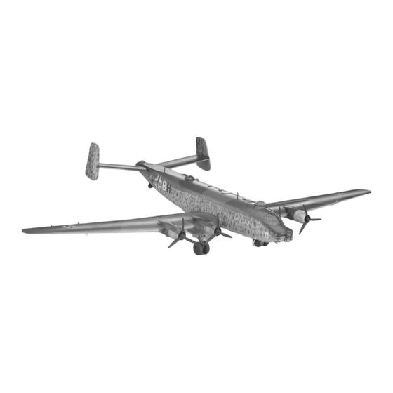 REVELL Junkers Ju 290 A-5 Seeadler Manual