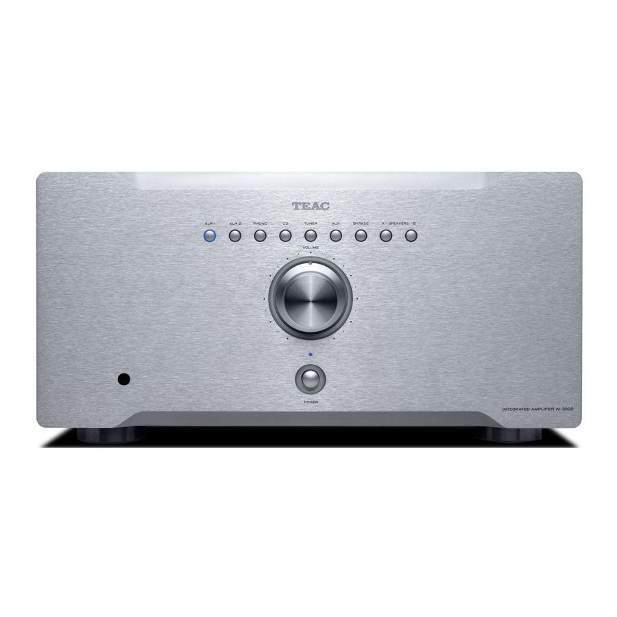 Teac AI-3000 - Amplifier Manual
