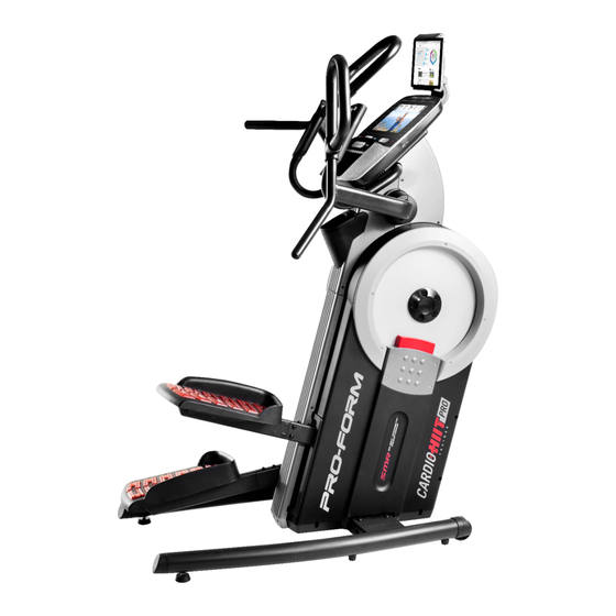 ICON Health & Fitness PRO-FORM CARDIO HIIT PRO TRAINER User Manual