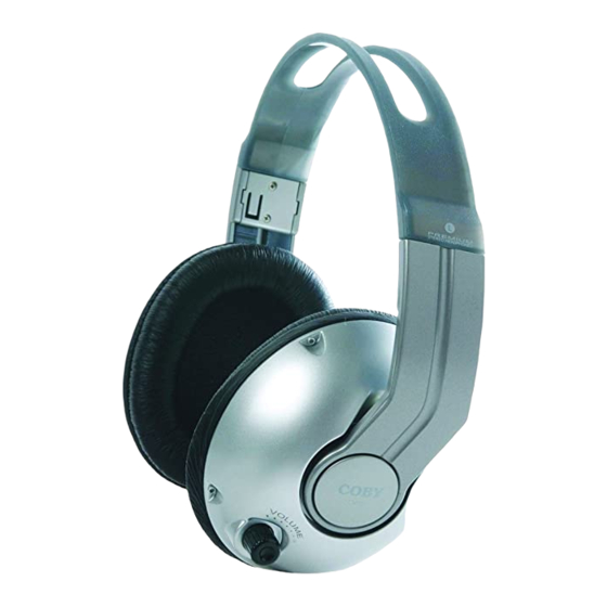 Coby CV320 - CV 320 - Headphones Specification Sheet