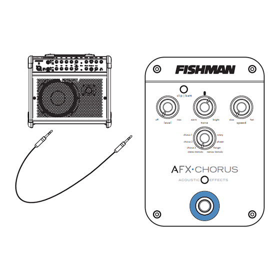 Fishman AFX CHORUS Manual