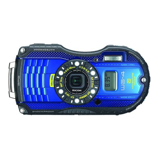 Ricoh WG-4 GPS Operating Manual