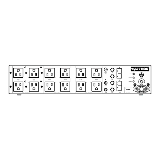 WattBox WB-600-SVCE-12 Owner's Manual