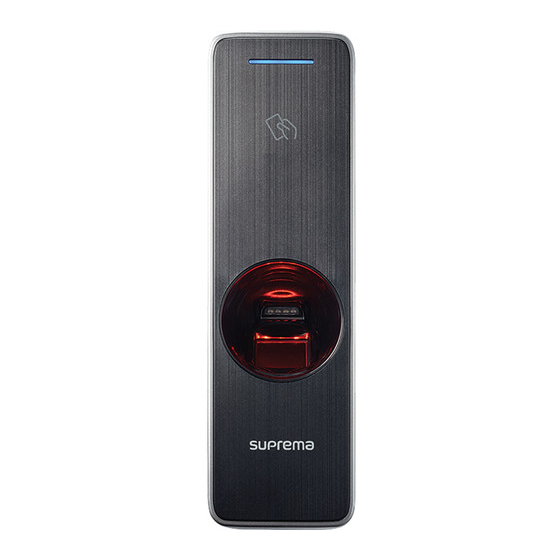 suprema BioEntry W2 Installation Manual