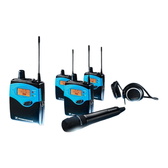 Sennheiser Tourguide 1039 Instruction Manual