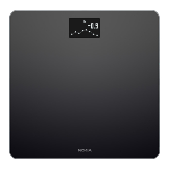 Withings BMI Wi-Fi Scale Installation And Operating Instructions Manual