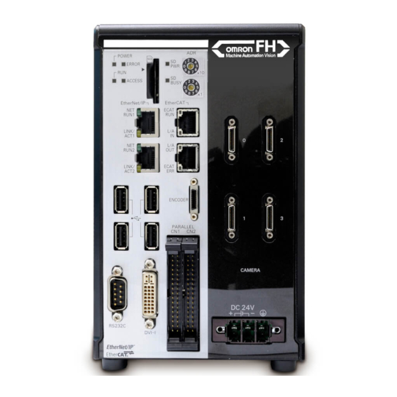 Omron Vision Sensor FH Series Connection Manual