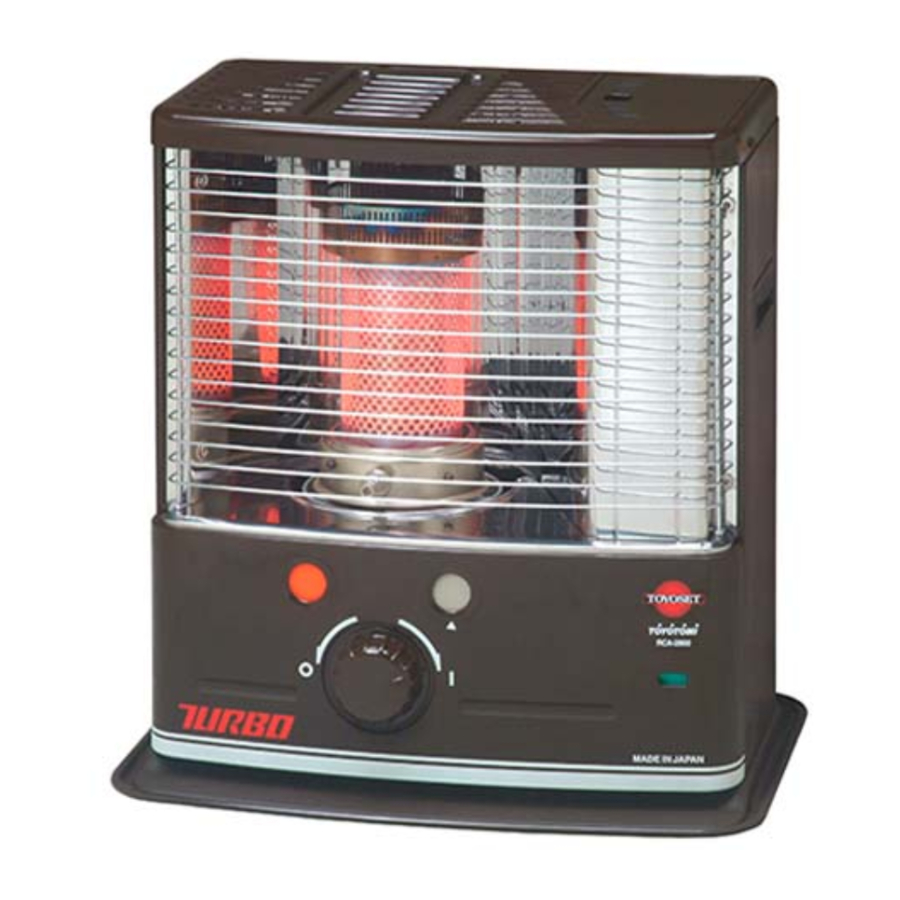Toyotomi RCA-2800 - Portable Kerosene Heater Manual