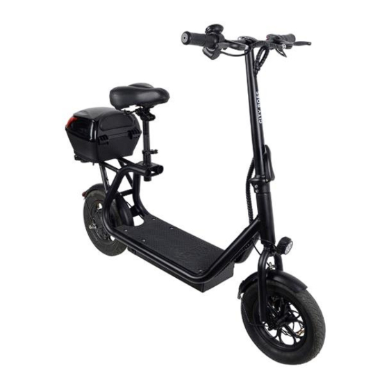 City boss Z500 Electric Scooter Manuals