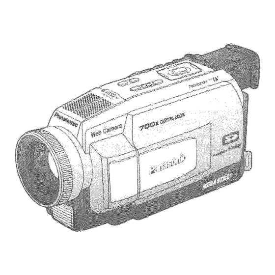Panasonic Palmccorder MultiCam PV-DV102 Operating Instructions Manual
