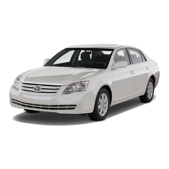 Toyota Avalon 2010 Quick Reference Manual