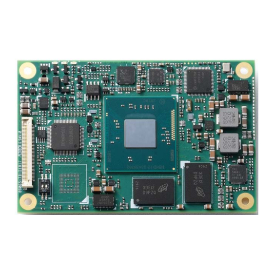 ADLINK Technology Com Express nanoX-BT User Manual