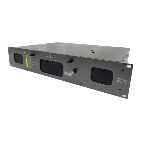 Wohler AMP2A-10S User Manual