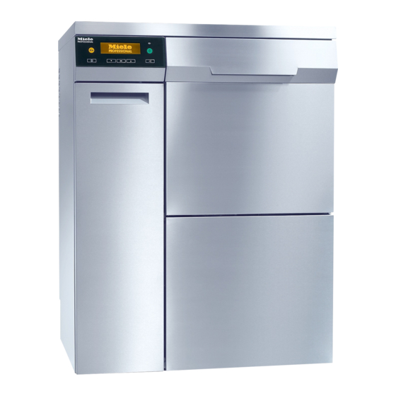 Miele professional PG 8536 Manuals