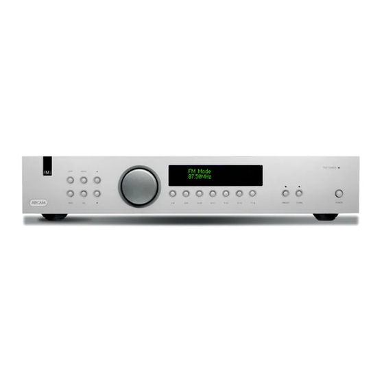 Arcam FMJ T32 - AUTRE Handbook