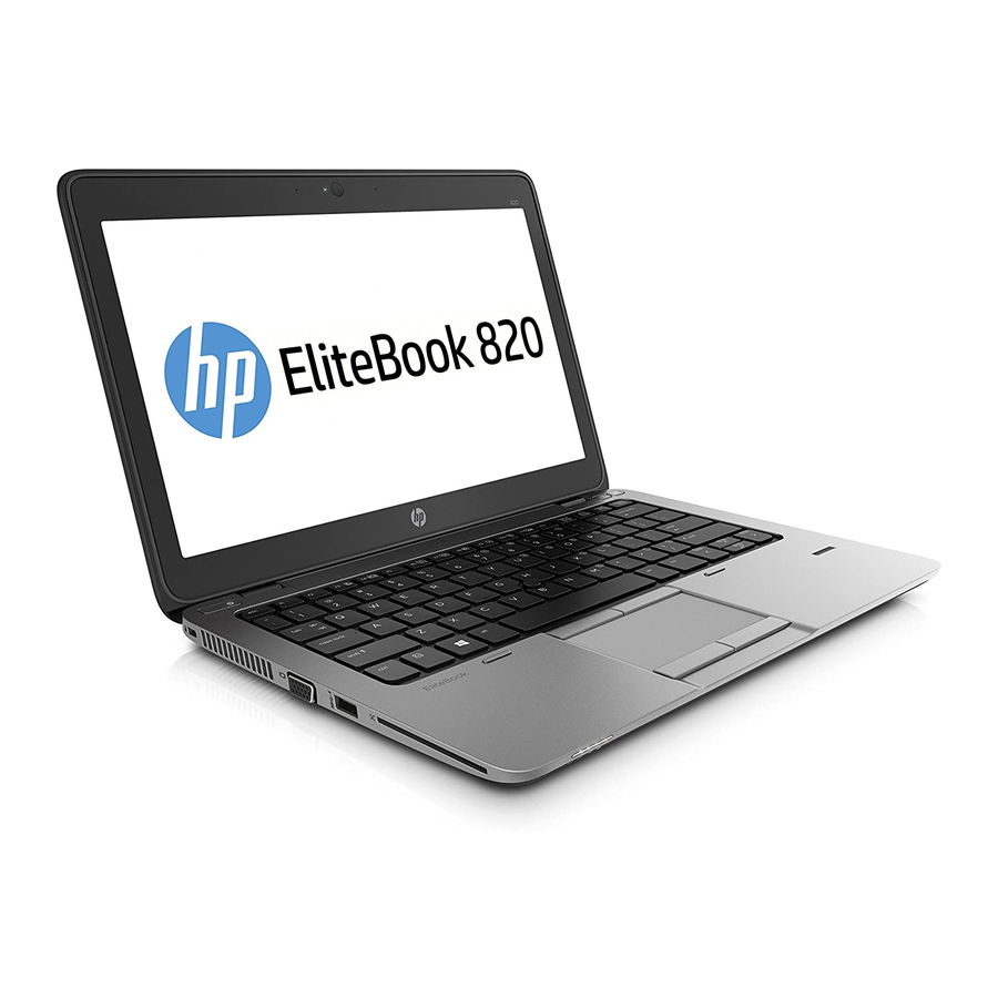 HP EliteBook 820 G1 Manuals