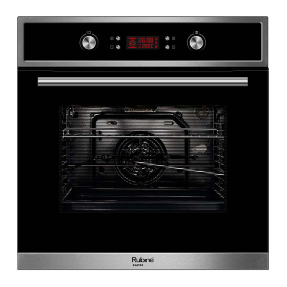 Rubine RBO-AVATA2-70SS Instruction Manual