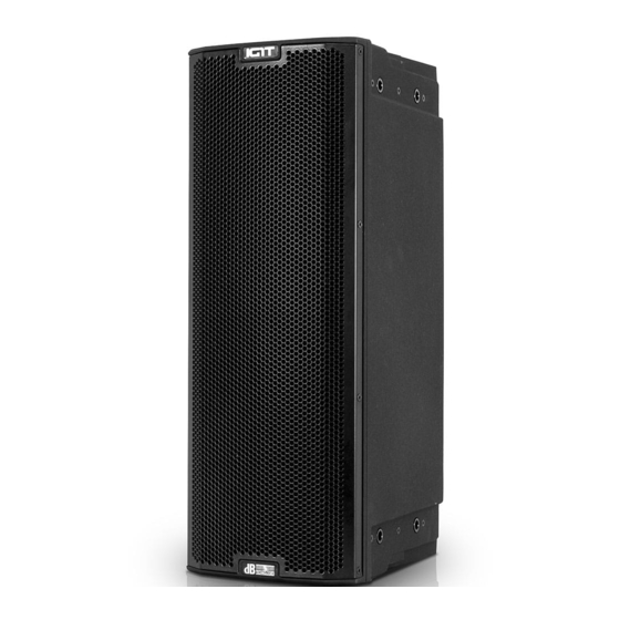 dB Technologies INGENIA IG1T User Manual