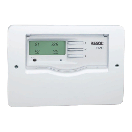 Resol HKM3 Manual