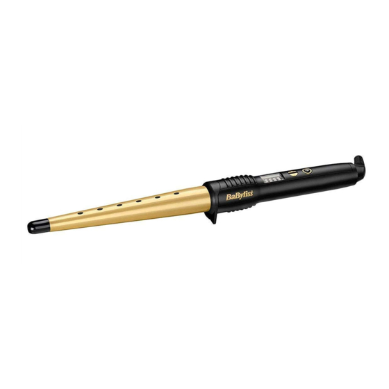 BaByliss SMOOTH VIBRANCY CURLING WAND Manual