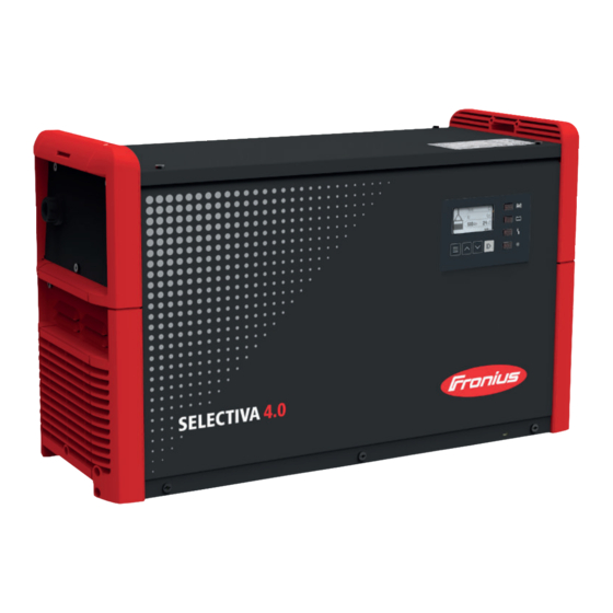 Fronius Selectiva 4.0 Operating Instructions Manual