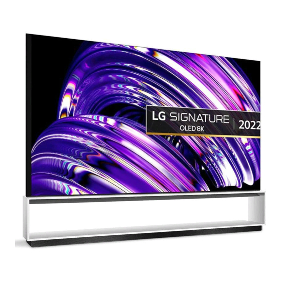 LG SIGNATURE OLED88Z29LA.AEK Safety And Reference