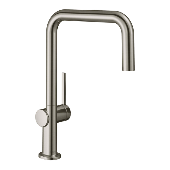 Hans Grohe Talis M54 U 220 1jet 72806 Series Instructions For Use And Assembly Instructions