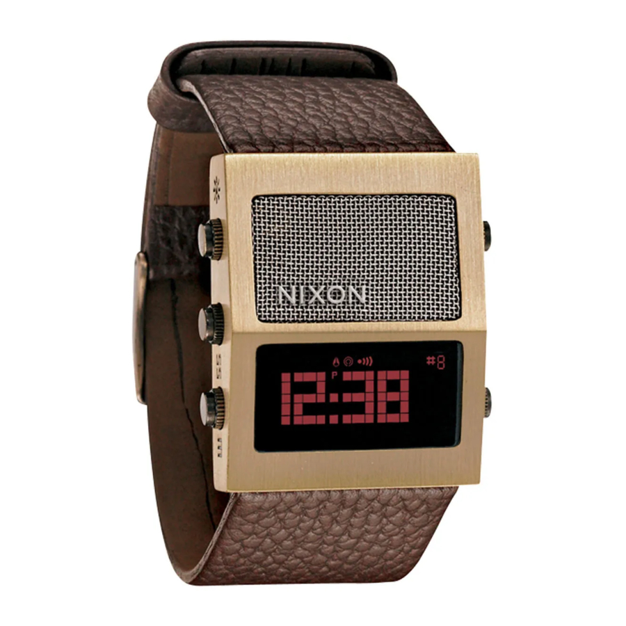 NIXON THE DICTATOR - Watch Manual