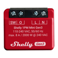 Shelly 1PM Extended User Manual