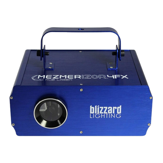 Blizzard Lighting Mezmerizor 4FX User Manual