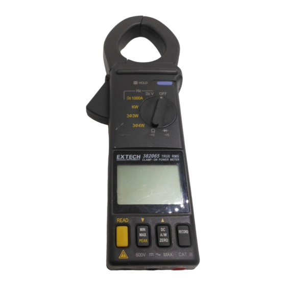 Extech Instruments 382065 User Manual