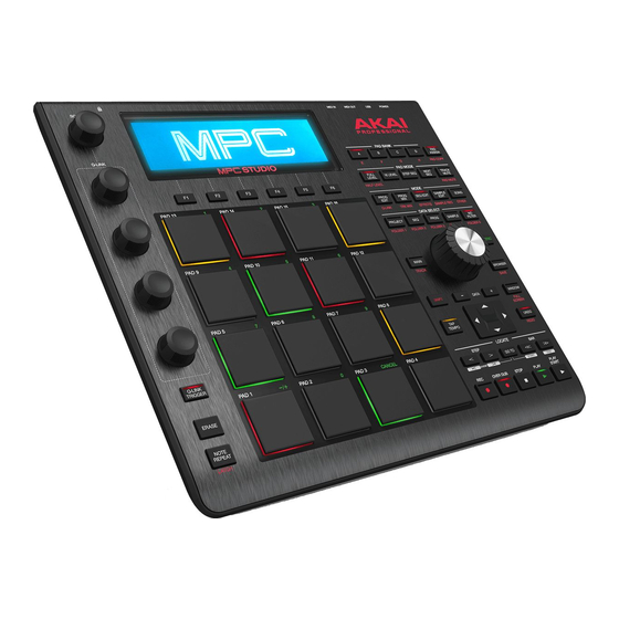 Akai MPC Quick Start Manual