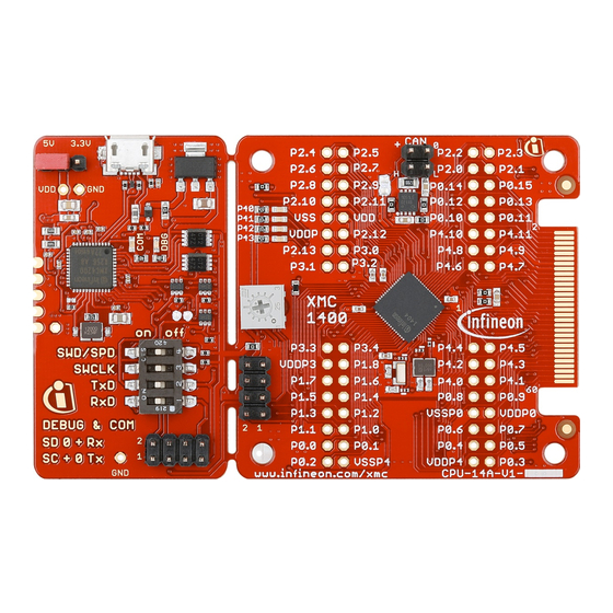 Infineon XMC1400 Board User's Manual