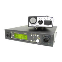 Telex RADIOCOM TR-1 Operating Instructions Manual