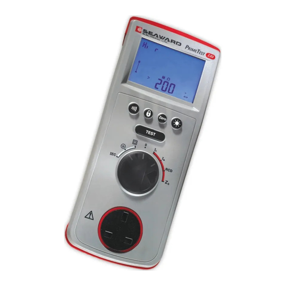 Seaward PrimeTest 220 Operating Instructions Manual