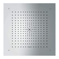 Hans Grohe Raindance 260 Square Installation/User Instructions/Warranty
