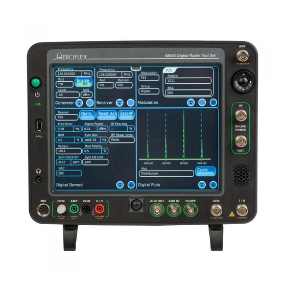 Aeroflex 8800 Maintenance Manual