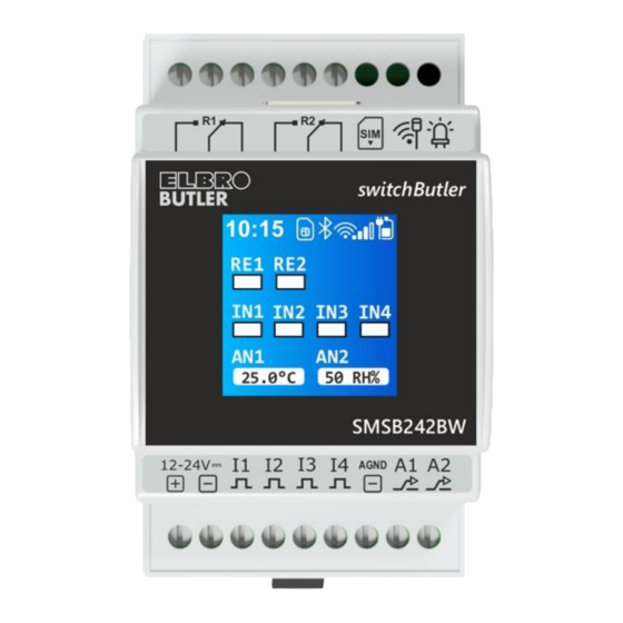 ELBRO switchButler SMSB242BW Instruction Manual