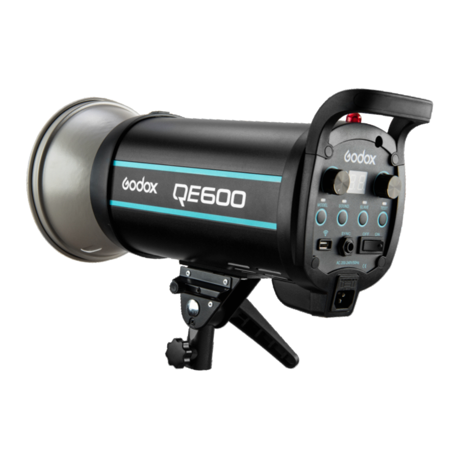 Godox QE300, QE400, QE600, QE800, QE1200 - QE Series Studio Flashes Manual