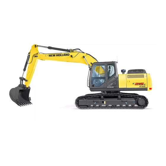 New Holland E215C EVO Operator's Manual
