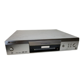 Pioneer DVR-810H-S User Manual