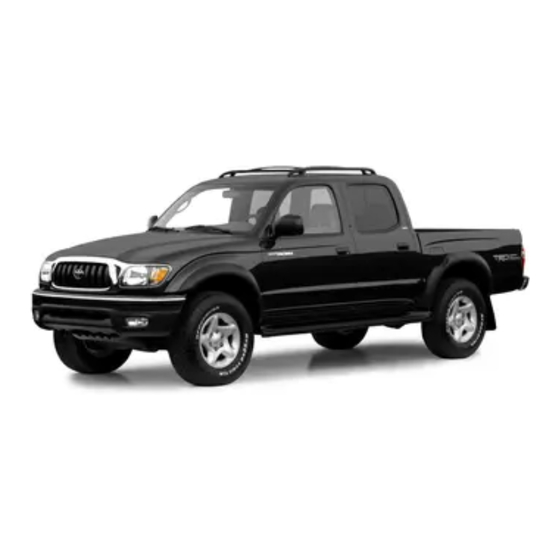 Toyota Tacoma 2001 Operating Manual