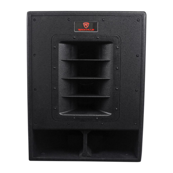 Rockville RBG-15F Owner's Manual