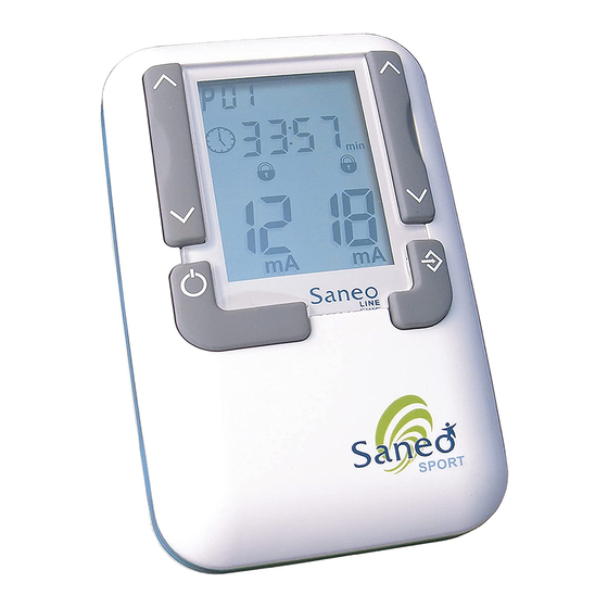 Saneo SaneoSPORT Instruction Manuals