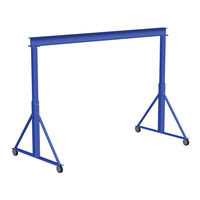 GORBEL Adjustable Gantry Crane Installation, Operation & Maintenance Manual